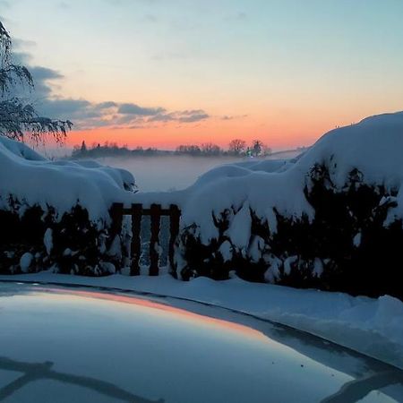 Au Chalet Bain Nordique neuf indépendant calme assuré Haselbourg Exterior foto