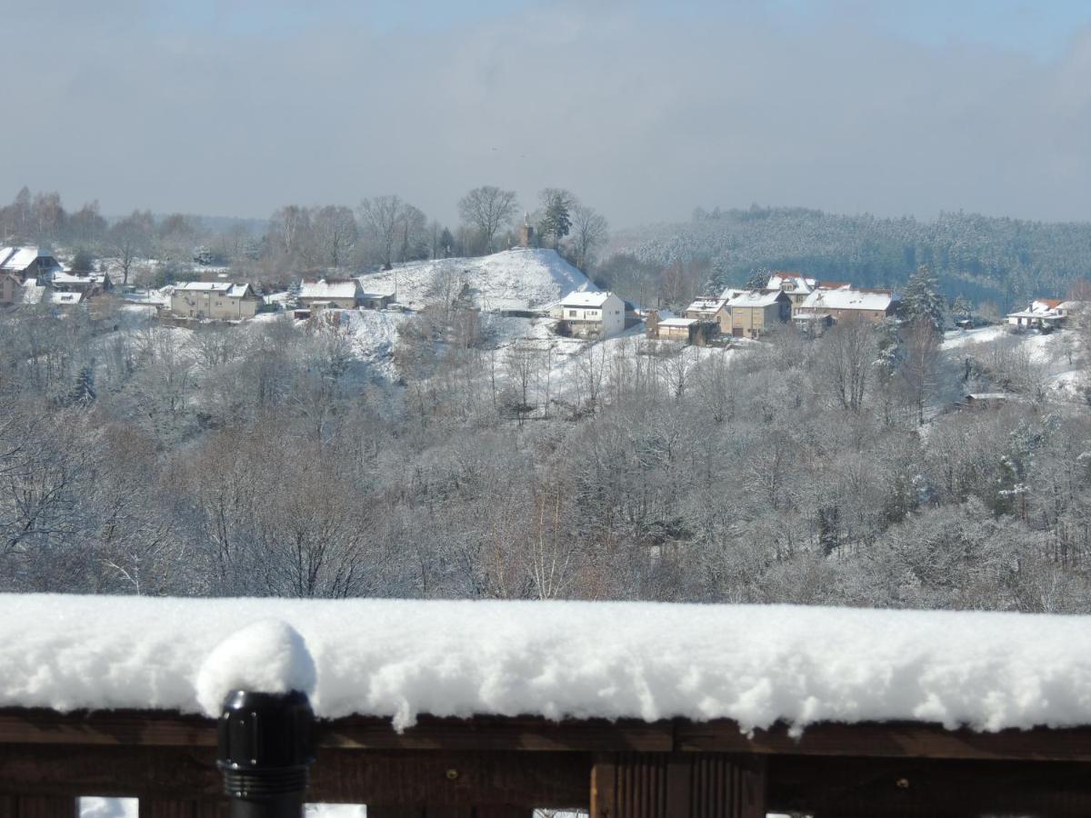 Au Chalet Bain Nordique neuf indépendant calme assuré Haselbourg Exterior foto