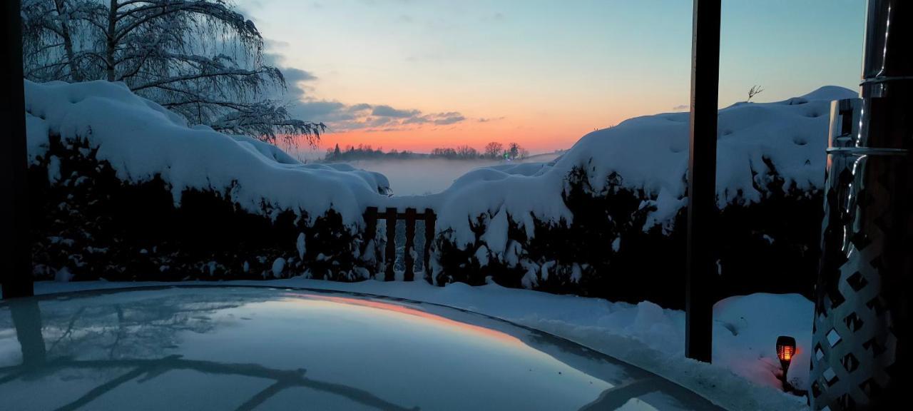 Au Chalet Bain Nordique neuf indépendant calme assuré Haselbourg Exterior foto