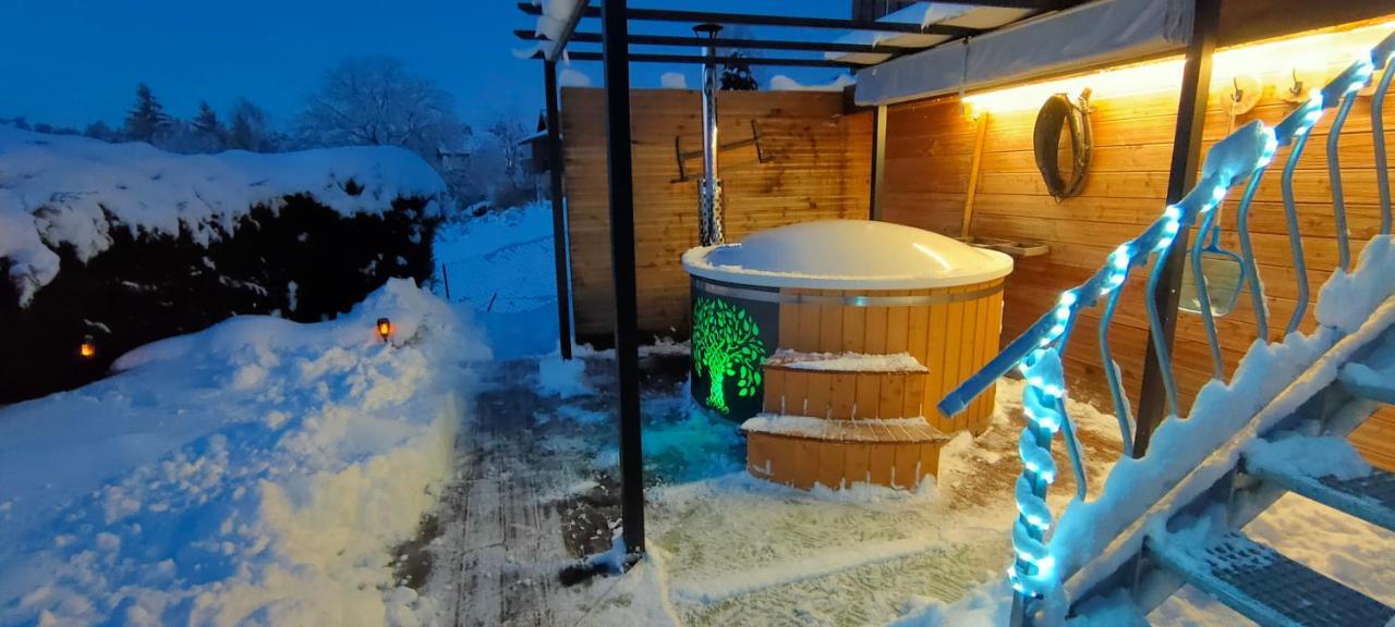 Au Chalet Bain Nordique neuf indépendant calme assuré Haselbourg Exterior foto
